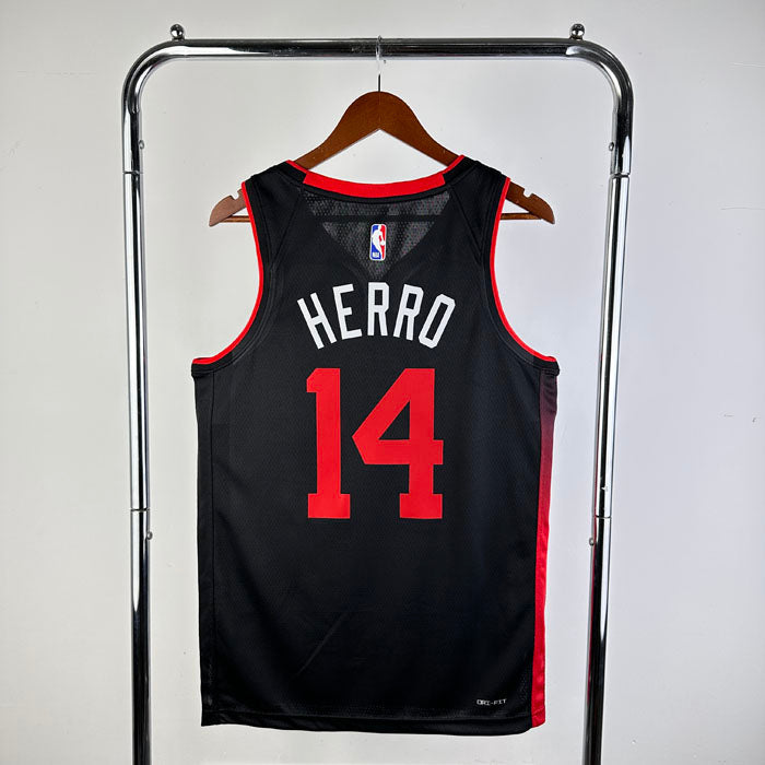 Regata  Miami Heat City Edition 23/24 Tyler Herro Preta