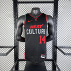 Regata  Miami Heat City Edition 23/24 Tyler Herro Preta