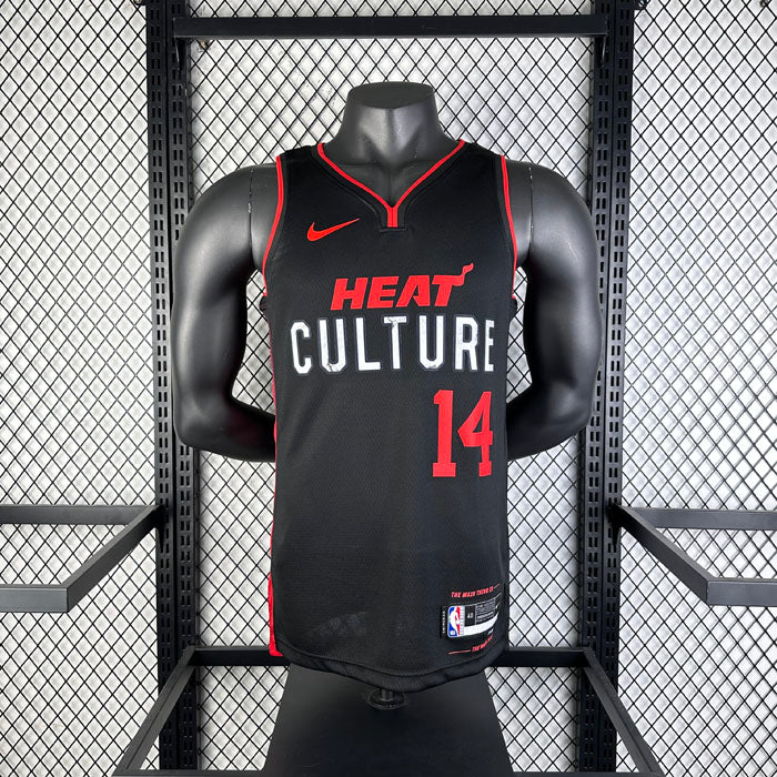 Regata  Miami Heat City Edition 23/24 Tyler Herro Preta