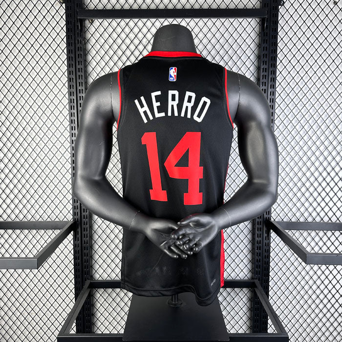 Regata  Miami Heat City Edition 23/24 Tyler Herro Preta