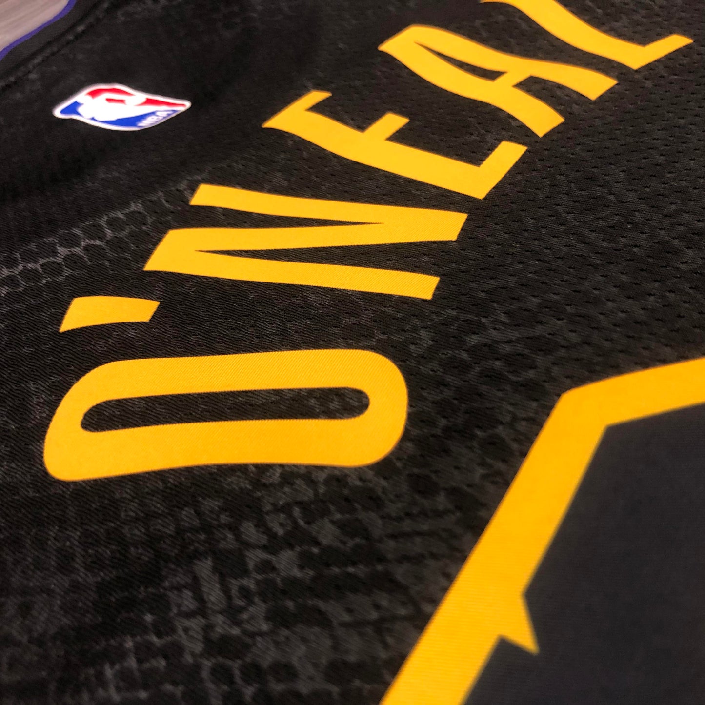 Regata  Los Angeles Lakers Black Mamba Shaquille O'Neal Preta
