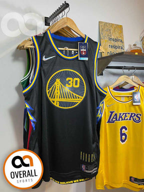 Regata Golden State Warriors Preta Edição 75 anos Stephen Curry