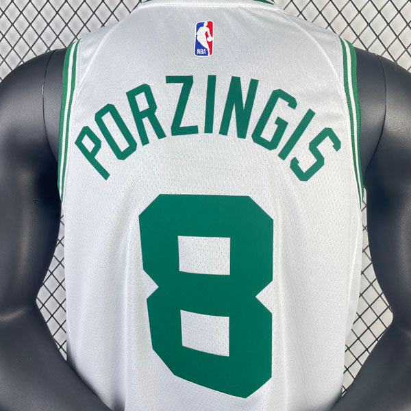 Regata  Boston Celtics Association Edition 24/25 Kristaps Porzingis Branca