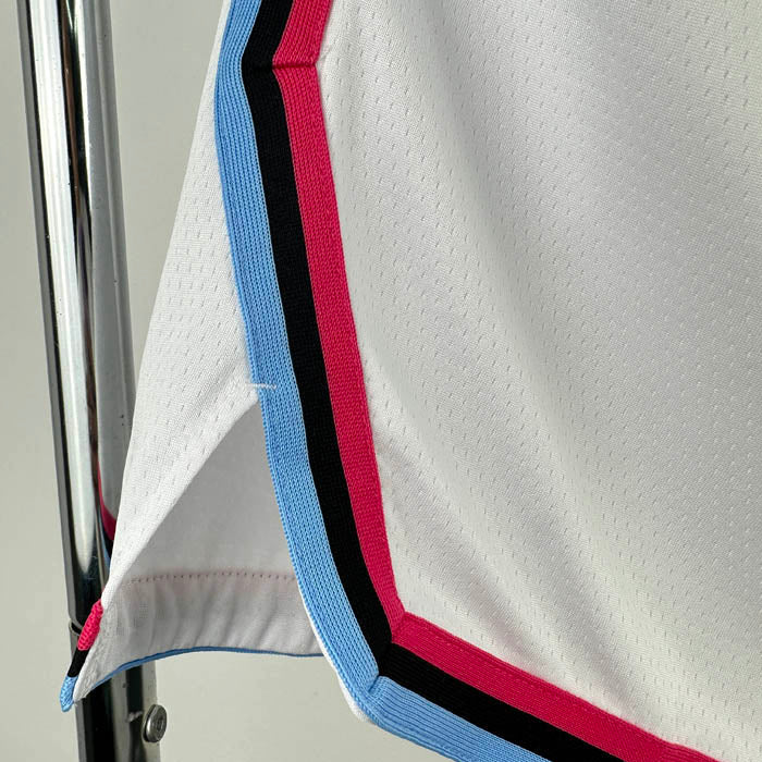 Short  Miami Heat Vice Edition Branco