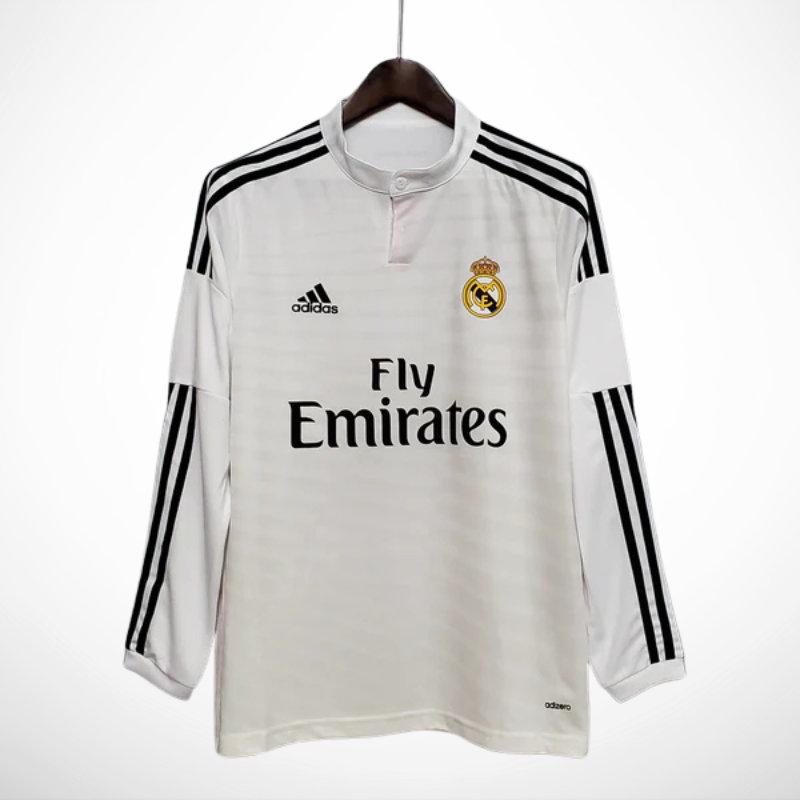 Camisa Real Madrid Titular 14/15 - Versão Retrô Manga Longa
