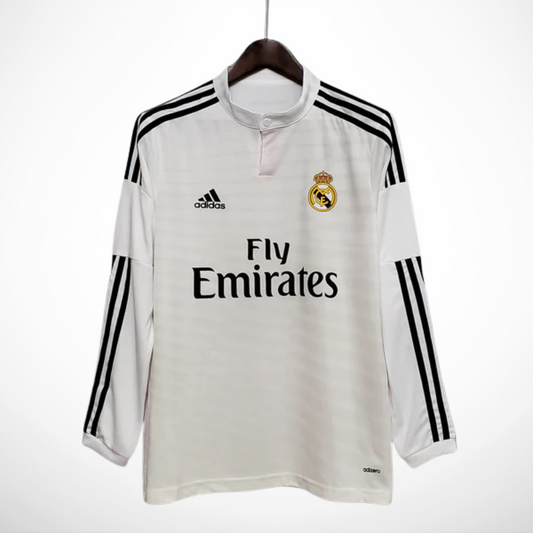 Camisa Real Madrid Titular 14/15 - Versão Retrô Manga Longa
