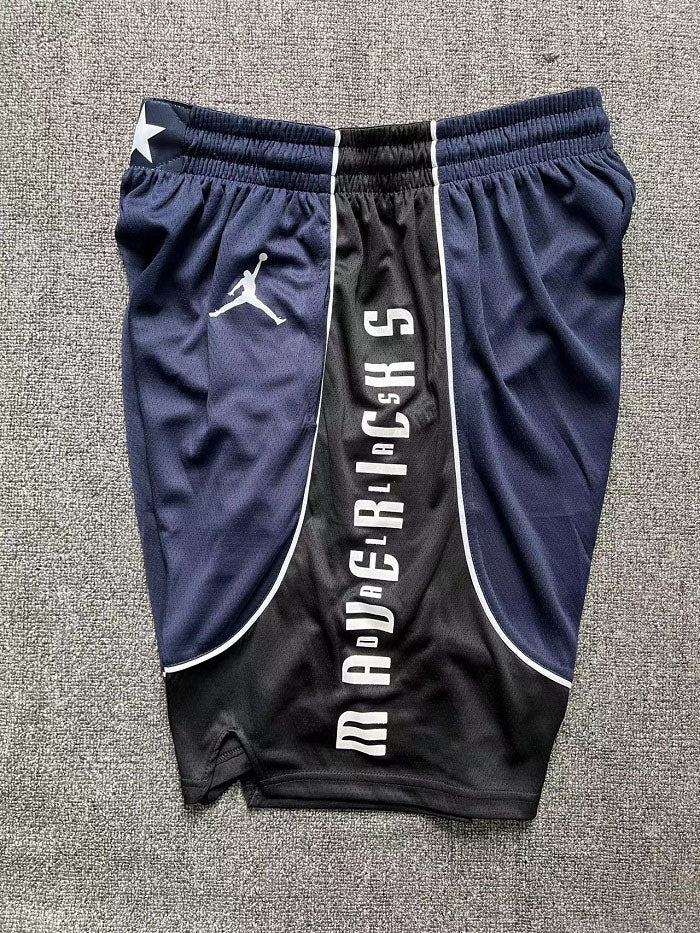 Short  Dallas Mavericks Statement Edition Azul e Preto