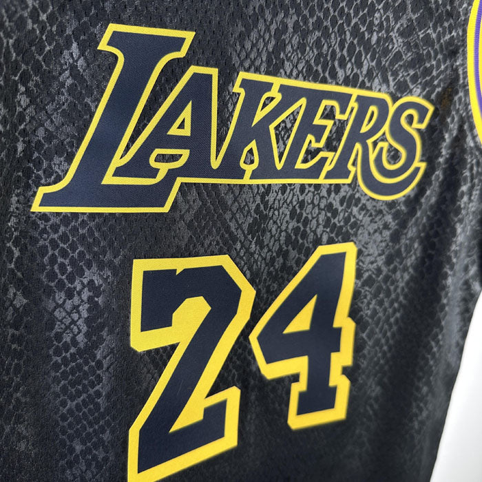 Regata Infantil  Los Angeles Lakers Kobe Bryant 24 Preta