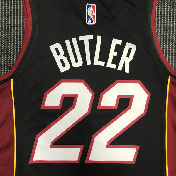 Regata  Miami Heat Icon Edição 75 anos Jimmy Butler Preta