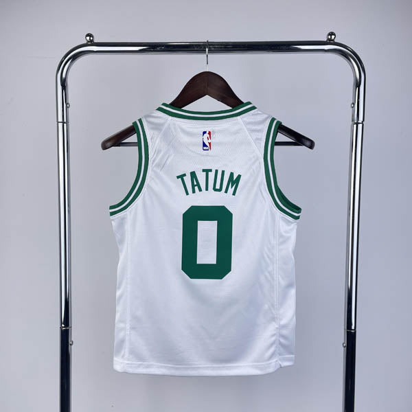 Regata Infantil  Boston Celtics Jayson Tatum Branca