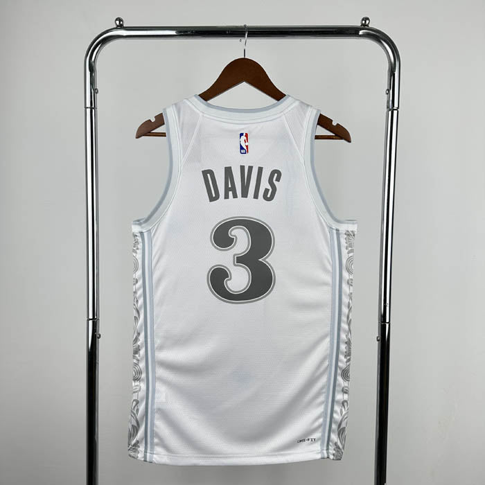 Regata  Dallas Mavericks City Edition 24/25 Anthony Davis Branca