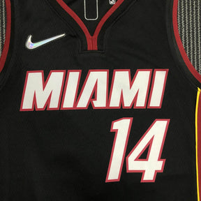 Regata  Miami Heat Icon Edição 75 anos Tyler Herro Preta
