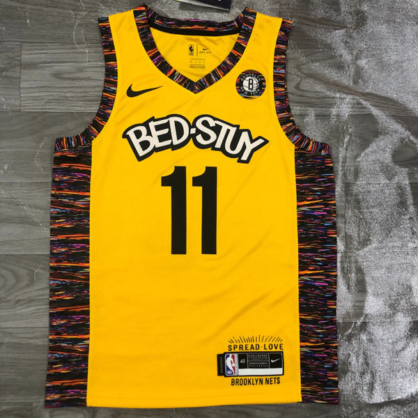 Regata  Brooklyn Nets Bed Stuy Notorius B.I.G Amarela Irving