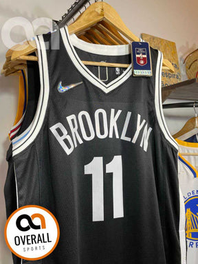 Regata  Brooklyn Nets Icon Edição 75 anos Kyrie Irving Preta