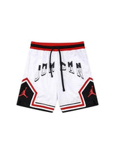 Short Jordan Diamond Branco/Vermelho