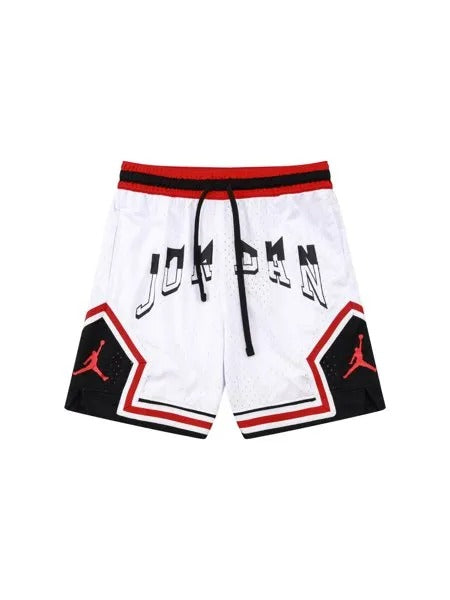 Short Jordan Diamond Branco/Vermelho
