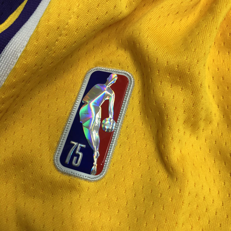 Short  Los Angeles Lakers Icon Edição 75 anos 21/22 Amarelo