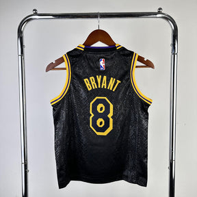 Regata Infantil  Los Angeles Lakers Kobe Bryant 8 Preta