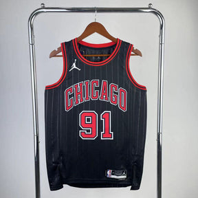 Regata  Chicago Bulls Statement 23/24 Dennis Rodman Preta