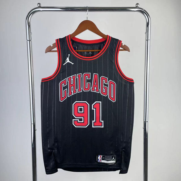 Regata  Chicago Bulls Statement 23/24 Dennis Rodman Preta