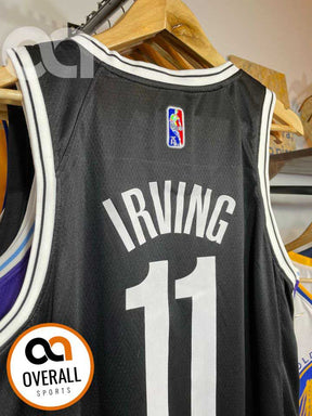 Regata  Brooklyn Nets Icon Edição 75 anos Kyrie Irving Preta