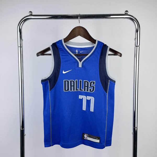 Regata Infantil  Dallas Mavericks Luka Doncic Azul
