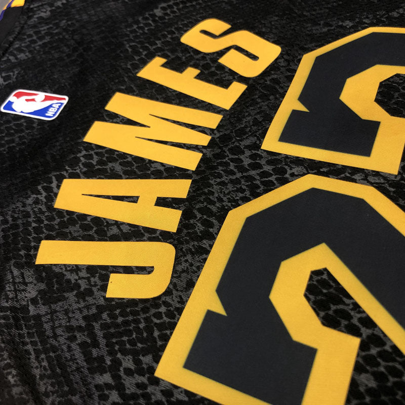 Regata  Los Angeles Lakers Black Mamba LeBron James 23 Preta
