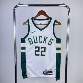 Regata  Milwaukee Bucks Association Edition 23/24 Khris Middleton Branca
