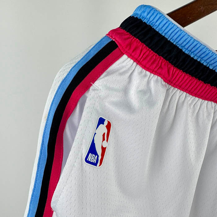 Short  Miami Heat Vice Edition Branco