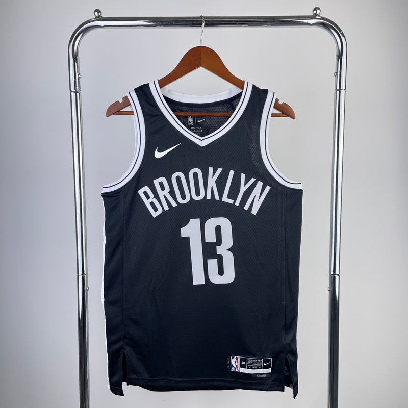 Regata  Brooklyn Nets Icon Edition James Harden Preta