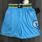 Short  Memphis Grizzlies Statement Edição 75 anos 21/22 Azul Claro