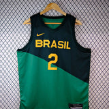 Regata Seleção Brasileira Basquete 23/24 Verde