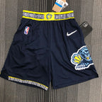Short  Memphis Grizzlies Icon Edição 75 anos 21/22 Azul Escuro
