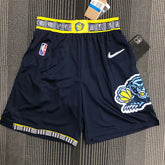 Short  Memphis Grizzlies Icon Edição 75 anos 21/22 Azul Escuro