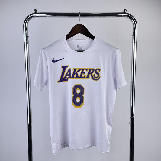 Camiseta  Los Angeles Lakers Kobe Bryant 8 DRI-FIT Branca