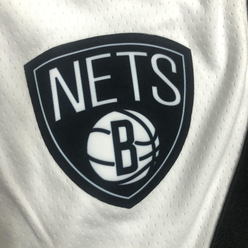 Short  Brooklyn Nets Association Edição 75 anos 21/22 Branco