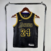 Regata Infantil  Los Angeles Lakers Kobe Bryant 24 Preta