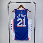 Regata  Philadelphia 76ers Icon Edition 24/25 Joel Embiid Azul
