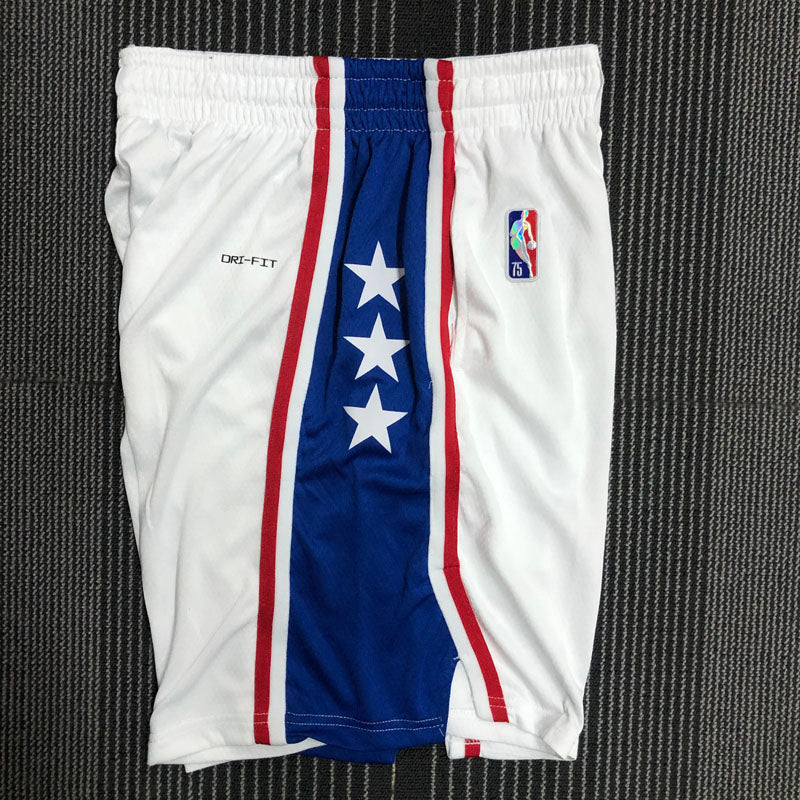 Short  Philadelphia 76ers Association Edição 75 anos 21/22 Branco