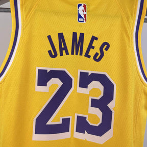 Regata Infantil  Los Angeles Lakers LeBron James 23 Amarela