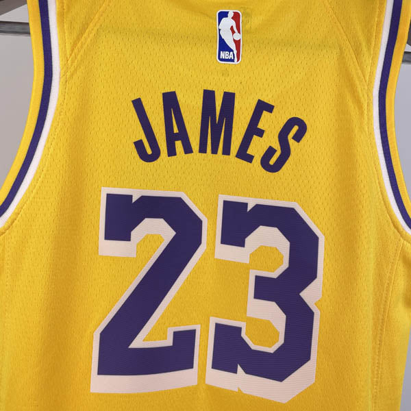 Regata Infantil  Los Angeles Lakers LeBron James 23 Amarela