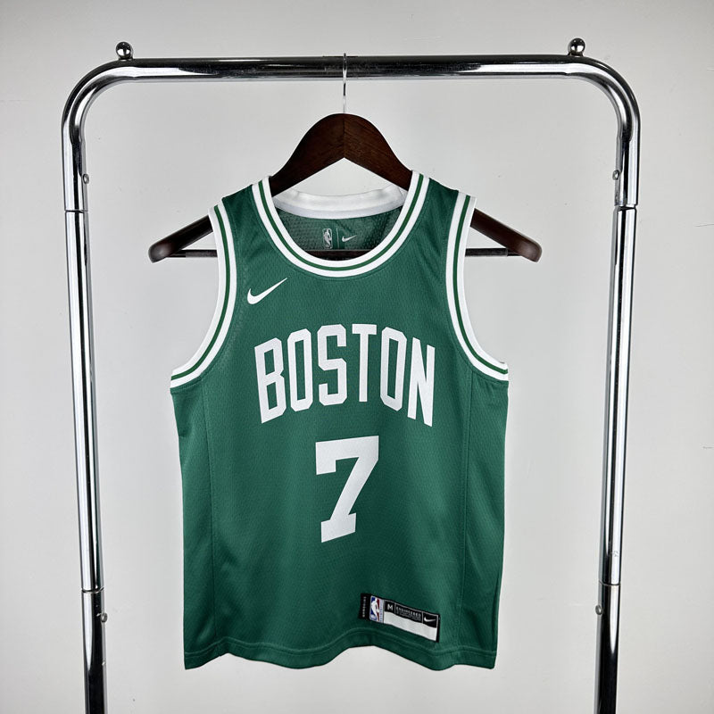 Regata Infantil  Boston Celtics Jaylen Brown Verde