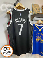 Regata  Brooklyn Nets Icon Edição 75 anos Kevin Durant Preta