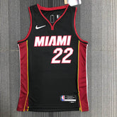 Regata  Miami Heat Icon Edição 75 anos Jimmy Butler Preta