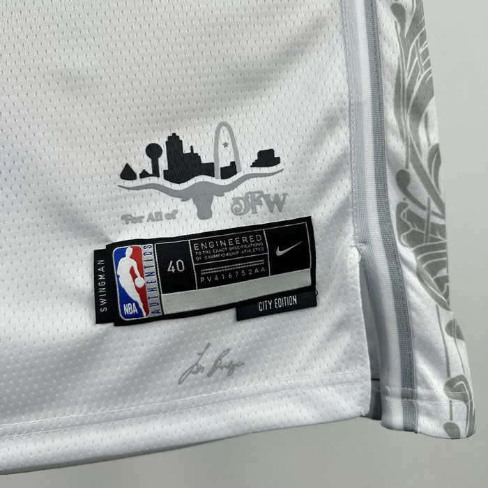 Regata  Dallas Mavericks City Edition 24/25 Luka Doncic Branca