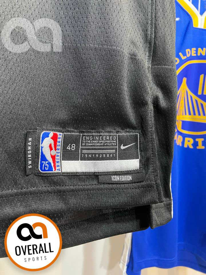 Regata  Brooklyn Nets Icon Edição 75 anos Kevin Durant Preta