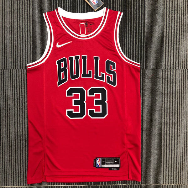Regata  Chicago Bulls Icon Edição 75 anos Scottie Pippen Vermelha