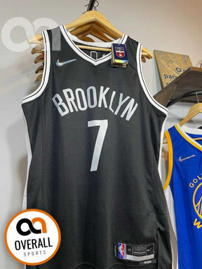 Regata  Brooklyn Nets Icon Edição 75 anos Kevin Durant Preta