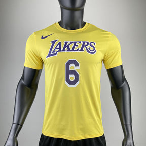Camiseta  Los Angeles Lakers LeBron James DRI-FIT Amarela