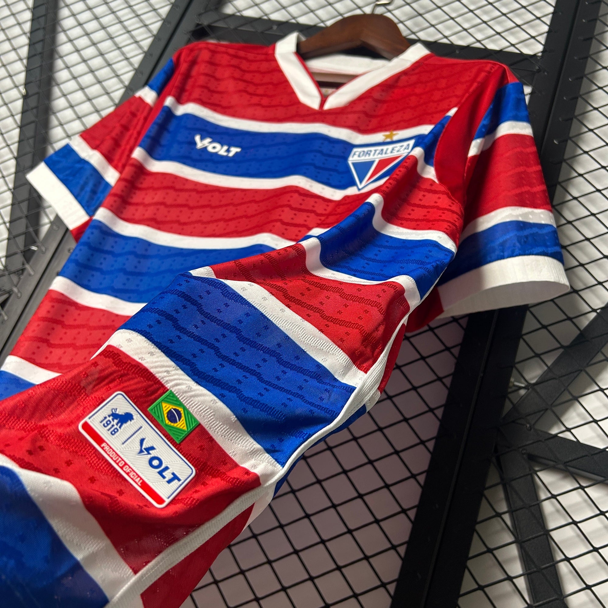 Camisa Fortaleza I 25/26 Vermelha/Azul